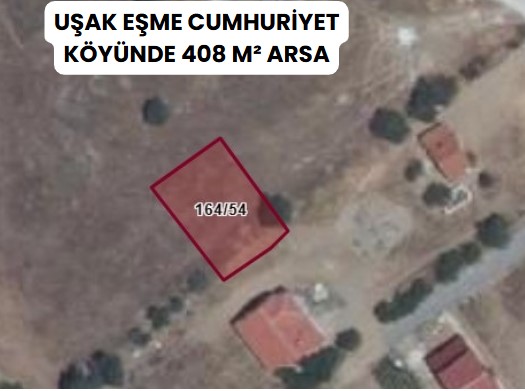 UŞAK EŞME CUMHURİYET KÖYÜNDE 408 M² ARSA - UŞAK EŞME fotoğraf 4